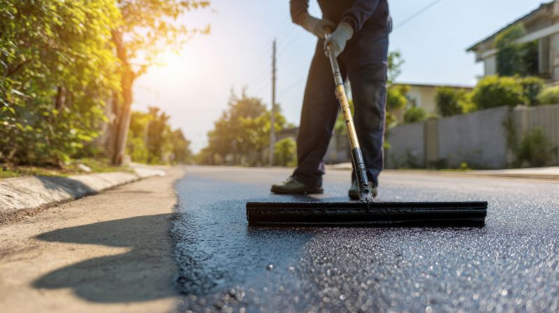 Fresh Asphalt Sealings